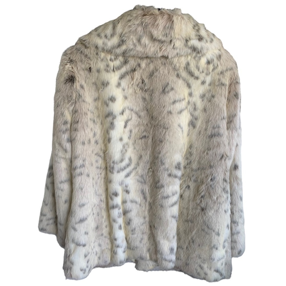 🆕 Pamela McCoy Faux Fur Winter Coat Leopard Print - Picture 6 of 12